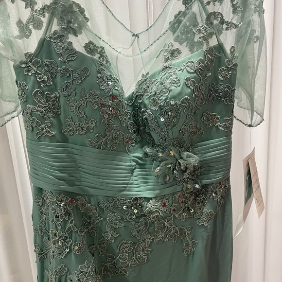 Montage by Mon Cheri 114911 Loden Green Mother of the Bride Dress - Picture 13 of 13